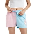 thumbnail image 2 of My Melody Character Art Pink & Blue Contrast Women's Sweat Shorts-XL, 2 of 6