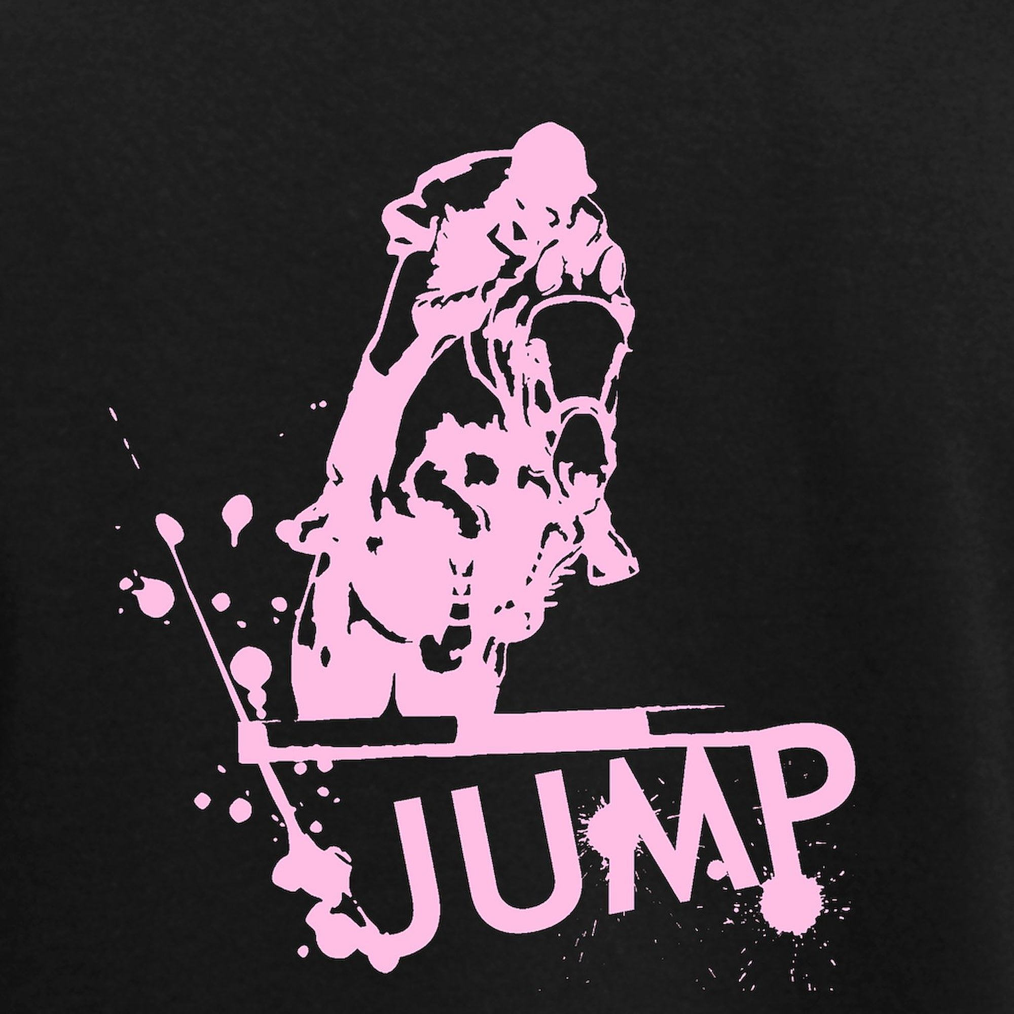 CafePress - EQUESTRIAN JUMP Women's Dark Pajamas - Women's Short Sleeve Print T-Shirt and Pants Dark Cotton Pajama Set