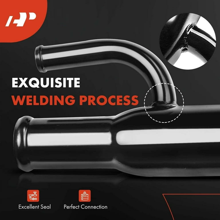 Black Fuel Tank Filler Neck Pipe Fit For Ford F-350 F-450 F550 Turbo Diesel