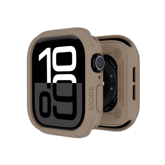 Funda protectora elkson Quattro Series para Watch 46 mm, resistente a impactos, color beige