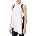 thumbnail image 1 of Camiseta sin mangas asimétrica Rachel Roy para mujer blanca extragrande, 1 of 1