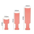 thumbnail image 7 of Travelwant 3Pcs/Set Long Hair Highlighting Sectioning Board Barber Flat Top Paddle Board Comb for Hair Coloring Dyeing DIY Hairdressing Tint Tool, 7 of 7