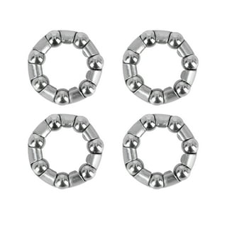 2 - 1 Piece Crank Bearing 5/16 ball size x 7 balls. Set of bearing. Pair  of bearings. for bicycle crank, bike crank, lowrider bikes, beach cruiser,  limos, stretch bicycles. 