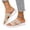 Beige, variant on YOUYEDIAN Orthopedic Sandals for Women Dressy Open Toe Arch Support Shoes Summer Waterproof Non Slip Slip on Casual Slippers