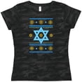 thumbnail image 3 of Inktastic Hanukkah Ugly Sweater Women's T-Shirt, 3 of 5