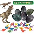 thumbnail image 2 of 60 piezas de juguetes de huevos de dinosaurio que crecen en agua, 2 of 5
