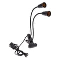 thumbnail image 3 of Base E27 con clip de soporte de lámpara flexible de 360  degree de doble cabezal . UU. con interruptor de encendido / apagado de 150 W Colco LED Clip Luz de lectura Socket, 3 of 7