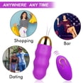 thumbnail image 3 of TLUDA Remote Control Vibrating Egg Sex Toy For Woman, 12 Modes Strong Vibration Kegel Balls Vibrator For Women, 3 of 9