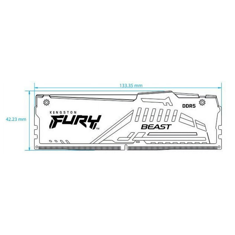 Kingston FURY Beast DDR5 SDRAM RAM Memory - Walmart.com