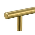 thumbnail image 5 of Uxcell 16" Length 10" Hole Center Stainless Steel T Bar Pull Handle 12mm Diameter, Gold Tone, 5 of 6