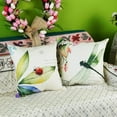 thumbnail image 5 of Outdoor Garden Decoration Bee/Butterfly/Dragonfly/Ladybug Pillow Case Leaf/Lavender/Flower Decorative Throw Pillow Covers 18 x 18 Inches, Set of 4, 5 of 6