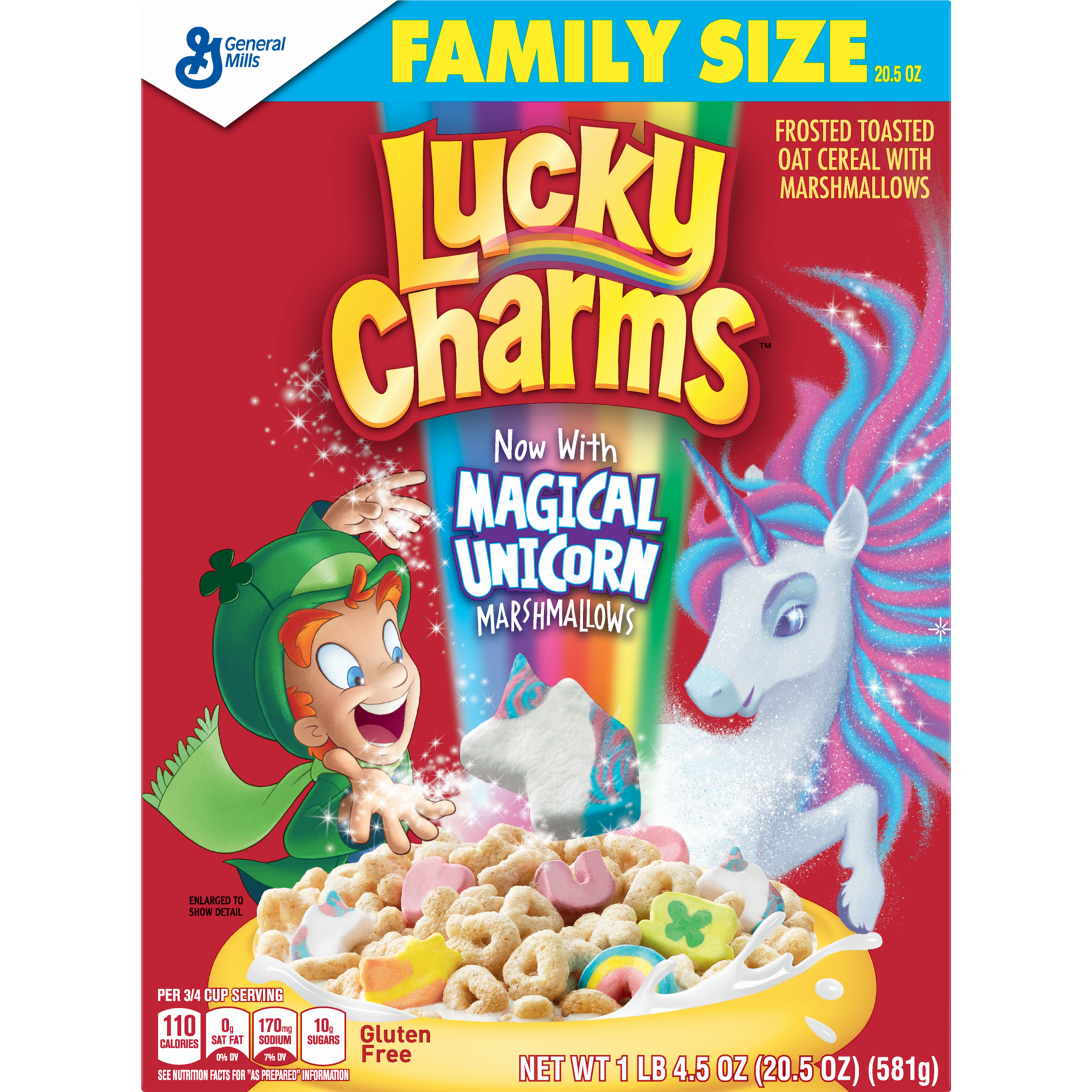 Lucky Charms, Marshmallow Cereal, Gluten Free, 20.5 oz - image 4 of 10