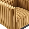 thumbnail image 4 of Conjure Channel Tufted Performance Velvet Accent Armchair, 4 of 4