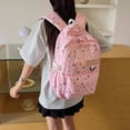 thumbnail image 5 of HJYCHN School Backpack for Boys Star Print 3Pc Set Daypack with Crossbody Pencil Case Charm Back to School Supplies for Kids Backpack for Girls Pink, 5 of 7