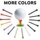 thumbnail image 3 of Black Gold Niuniu Tees de golf, 2 3/4 pulgadas, 70 unidades, Tee de golf de madera profesional de lujo, Tee de golf de madera dura natural, 3 of 5