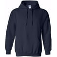 thumbnail image 3 of Gildan Hooded Sweatshirt Heavy Blend 18500 Small- Black, 3 of 4