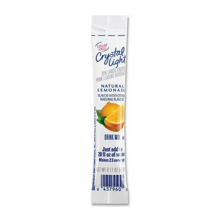 Crystal Light Crystal Light On-The-Go Mix Lemonade Sticks - Powder - 0.17 oz - 30 / Box Crystal Light Crystal Light On-The-Go Mix Lemonade Sticks - Powder - 0.17 oz - 30 / Box