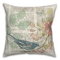 thumbnail image 2 of Creative Products Cottage Bird 16 x 16 Spun Poly Pillow, 2 of 3