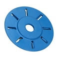 thumbnail image 2 of Disco de tallado de madera para amoladora angular, 8 dientes, para fresado, corte y pulido de madera, color azul, 2 of 14