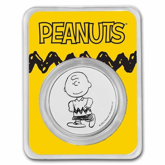 Peanuts® Charlie Brown 1 oz Silver Round in TEP
