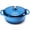Blue, variant on edx 6QT Enamel Cast Iron Dutch Oven with Lid, 11 Inch Heavy-Duty Non Stick Casserole Pot Safe up to 500° F Kitchen Essentials Bread Baking, Braising, Stews, Roasting, Red