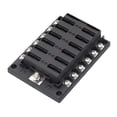 thumbnail image 4 of Tignapoo 12-Circuit Blade Fuse Box with LED Indicators, Rotatable Cover, and Waterproof Design for RV, Marine, and Automotive Use, 4 of 6