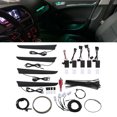thumbnail image 1 of Tira de luces LED para interior de automóvil 21 colores ABS PMMA Kit de iluminación ambiental de automóvil de ajuste perfecto Controlador MMI para reemplazo de actualización ANGGREK Otros, 1 of 8