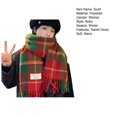 thumbnail image 7 of Eoperou Women Winter Scarf Retro Tassel Decor Thick Warm Soft Cozy Wide Long Color Matching Wimdproof Neck Protection Washable Outdoor Shawl Shoulder Wrap, 7 of 7