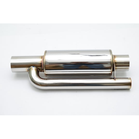 1320 Performance ultra quiet SHORT QW resonator muffler universal 3" inlet out