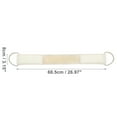 thumbnail image 4 of Toalla de Exfoliación Elástica 1 Pc para Ducha 26.97"x3.15" Beige, 4 of 6