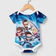 thumbnail image 3 of Ninja Kidz Baby Boy Girl Short Sleeve Rompers Bodysuit One Piece Jumpsuit Summer Outfit, 3 of 8