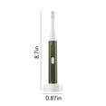 thumbnail image 3 of Cepillo de dientes eléctrico rotativo HUOGUO para adultos, impermeable, verde, 3 of 5