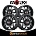 thumbnail image 3 of 18x9 Worx 809BM Rebel Gloss Black & Milled Wheel 5x4.5/5x5 (12mm), 3 of 5