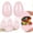 Pink_Free Size, variant on 11.8 Inch Open Top Jumbo Easter Egg Plastic Refillable Shell In Bright Colors For Party Gift Basket Fillers, Surprise Storage, Hunt Activity, School Classroom, Seasonal Decor, Reusable Durable Design
