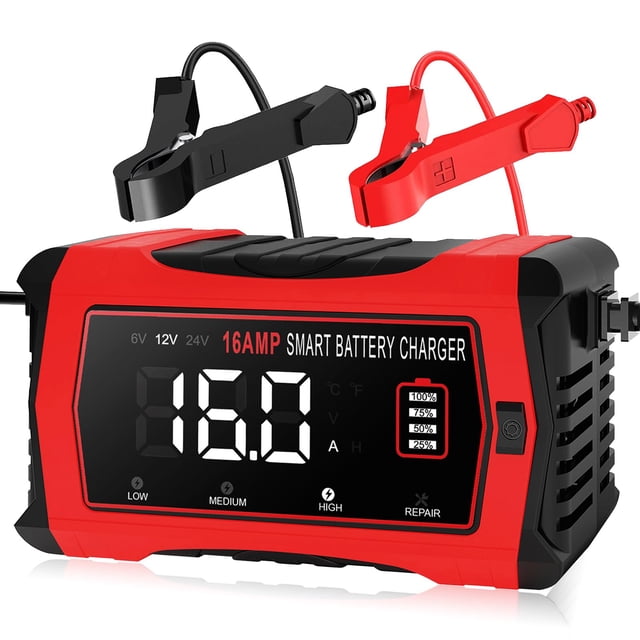 Cargador de Baterías Dght 16A 12V 24V para Litio y Ácido Plomo