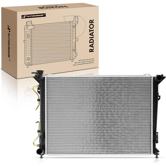 A-Premium Engine Coolant Radiator with Transmission Oil Cooler Compatible with Hyundai Sonata 2006-2010, Azera 2006-2011 & Kia Magentis 2007-2010, Optima 2006-2008, Replace# 253100A080, 253103K280