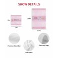 thumbnail image 7 of Pink Summer Coastal Kitchen Dish Towels for Drying Dishes Set of 3, Modern Ocean Waves Starfish Shell Waffle Weave Microfiber Hand Tea Bathroom Towels Quick Dry & Absorbent Towel 12x12, 7 of 7