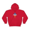 thumbnail image 2 of Blue/Yellow Cross Hoodie, 2 of 9