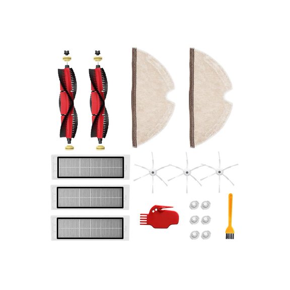 Detachable Main Brush + Side Brush Sweeper Accessories For Xiaomi