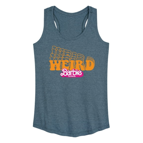 Barbie The Movie - Stacked Weird Barbie - Women's Racerback Tank Top