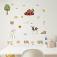 thumbnail image 6 of 1set 8 Sheets 8 styles PVC Waterproof Wall Stickers Self-Adhesive Decals for Window or Stairway Home Decoration Rectangle Farm Animal 200x145mm about 1 sheets/style, 6 of 9