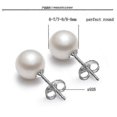 thumbnail image 2 of Pendientes de perlas de plata 925 (7-8 mm), 2 of 5