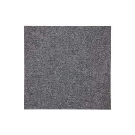 FlooringInc Ribbed Carpet Tile Gunmetal - 18