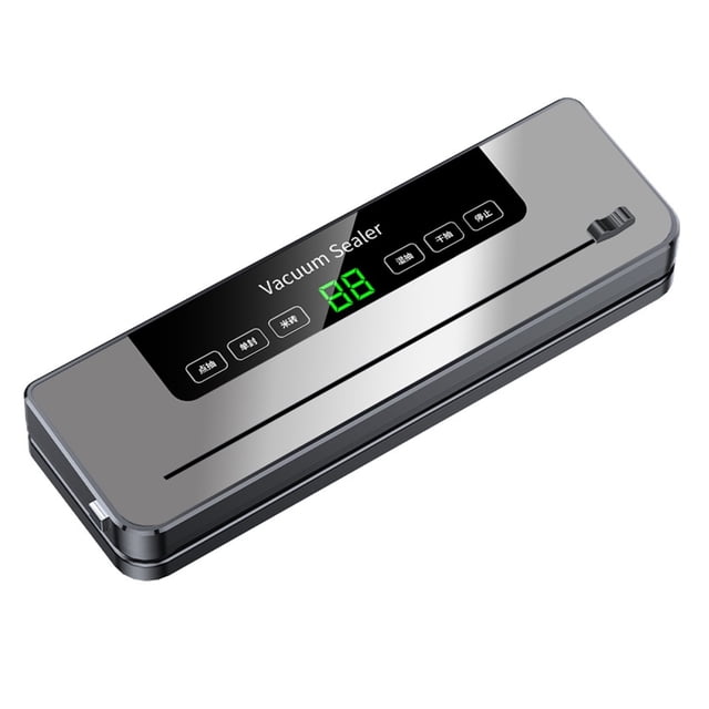 Electric Vacuum Food Sealer Machine Buillt-in Cutter Kitchen Vacuum Packaging Machine Vacuum Sealing Machine with10 Sealed Bags ,Easy to Use