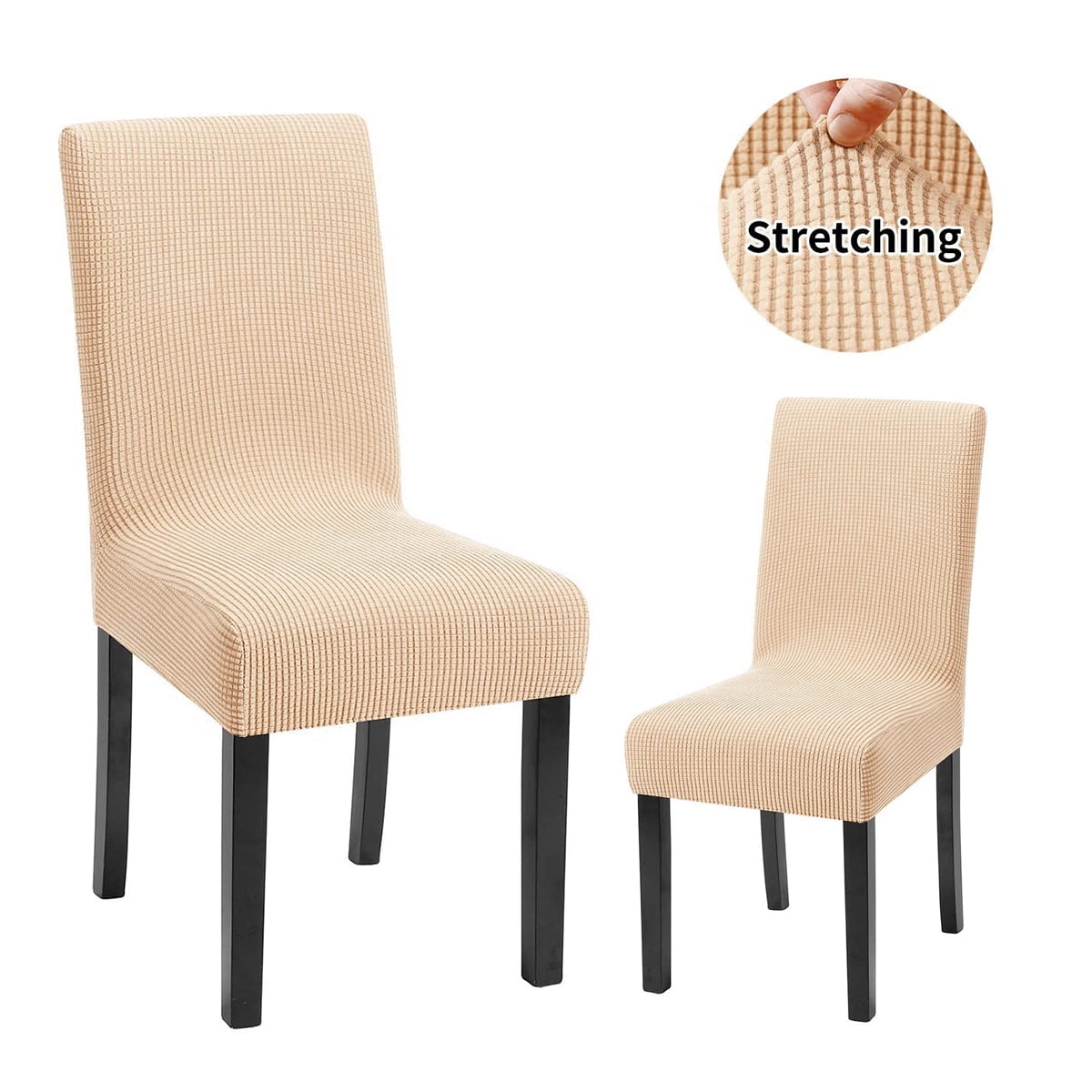 Details about   Dining Chair Seat Covers Stretch Spandex Cover Removable Wedding Protective 