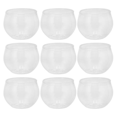 

12 Pcs 75 ML Simple Cupcake Cups Dessert Cups Reusable Drink Cups (Transparent)