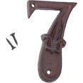 thumbnail image 1 of Números de casa de 4,4 pulgadas, números de dirección de hierro fundido, números de casa de metal rústico, números de buzón, números de puerta para exterior con tornillos, número 7, 1 of 8