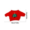 thumbnail image 3 of CaiTeLin Doll Sweater Outfit for 10-12 Inch Doll, Plush Toy Clothes, Soft Fabric Accessory, for Doll Dressing, Fashion Play, Collectible Display, Red, 3 of 6