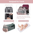 thumbnail image 4 of Anoak Baby Diaper Bag Backpack with Changing Station, Large Capacity, Stroller Straps and USB Charging Port, Baby Registry Search for Boys & Girls, 4 of 7