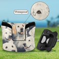 thumbnail image 6 of Haosy Cartoon Golden Retriever Golf Mallet Putter Cover Strong Magnetic Leather Golf Club Headcover Closure, 6 of 7